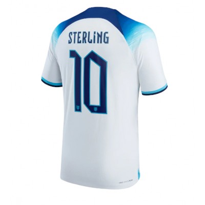 Fotballdrakt Herre England Raheem Sterling #10 Hjemmedrakt VM 2022 Kortermet